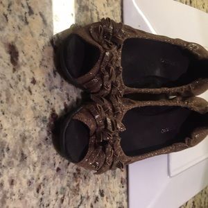 Stretchy fabric-slight sparkle with tiny bows